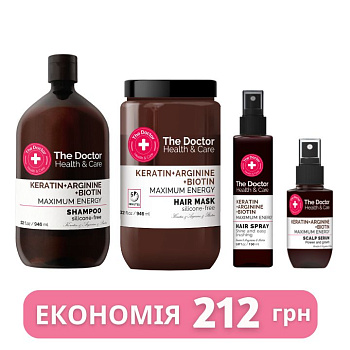 Набір для волосся The Doctor Health&Care Максимум енергії