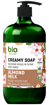 Крем-мило BIO Naturell Мигдальне молоко з помпою 946 мл