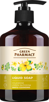 Рідке мило Green Рharmacy Чистотіл та липа 460 мл 