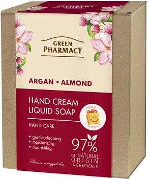 Набір для рук Green Pharmacy Мигдаль та арганова олія