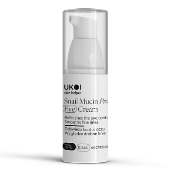 Крем під очі UKOI Snail Mucin Pro-youth з муцином равлика омолоджуючий 30 мл
