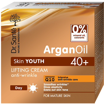 Крем-ліфтинг Dr.Sante ArganOil проти зморшок денний 40 + 50 мл
