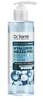 Bubble-гель для вмивання 2в1 Dr.Sante Hyaluron Mezzo Pro 200 мл
