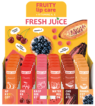 Набір фруктових гігієнічних помад Fresh Juice, 30 шт