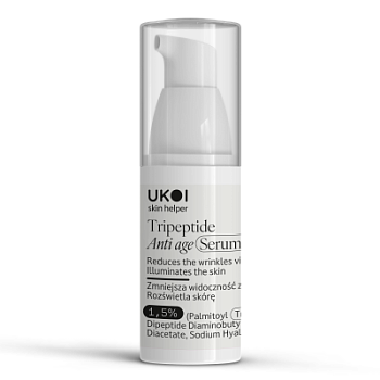 Сироватка для обличчя UKOI Tripeptide Anti-Age з трипептидами антивікова 30 мл