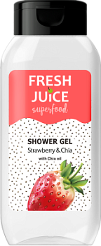 Гель для душа Fresh Juice Superfood Strawberry & Chia 400 мл Гель для душа Fresh Juice Superfood Strawberry & Chia 400 мл