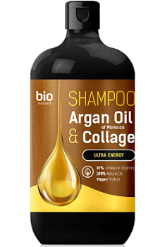 Шампунь Bio Naturell Argan Oil of Morocco & Collagen Ультраенергія 946 мл