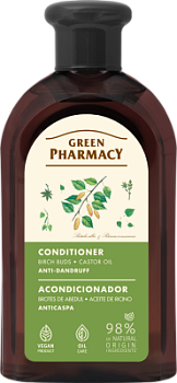 Кондиціонер Green Pharmacy Березові бруньки та касторова олія проти лупи 300 мл 
