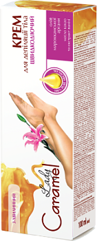 Крем для депіляції тіла Lady Caramel Швидкодіючий 100 мл Крем для депіляції тіла Lady Caramel Швидкодіючий 100 мл