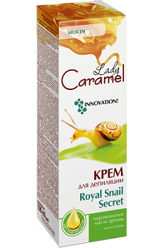 Крем для депіляції Lady Caramel Royal Snail Secret 100 мл Крем для депіляції Lady Caramel Royal Snail Secret 100 мл