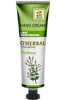 Легкий крем для рук O'Herbal зволожуючий Вербена 30 мл