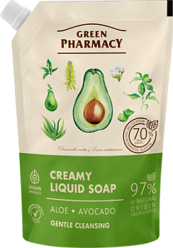 Рідке мило Алое та авокадо Green Рharmacy дой-пак 460 мл