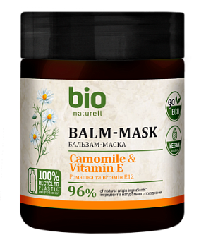 Бальзам-маска для волосся BIO Naturell М'якість і блиск Ромашка 480 мл
