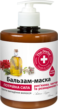 Бальзам-маска The Doctor Health&Care Потрійна сила проти випадіння 500 мл
