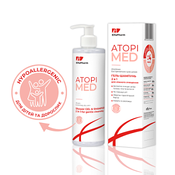 Гель-шампунь Elfa Pharm Atopi Med 400 мл