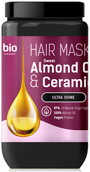 Маска для волосся Bio Naturell Sweet Almond Oil & Ceramides Ультраблиск 946 мл