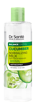 Молочко для демакіяжу Dr.Sante Cucumber Balance Control Нормалізуюче 200 мл Молочко для демакіяжу Dr.Sante Cucumber Balance Control Нормалізуюче 200 мл