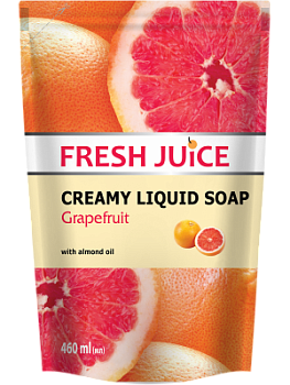 Крем-мило Fresh Juice Грейпфрут з зволожуючим молочком дой-пак 460 мл