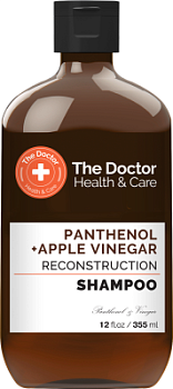 Шампунь The Doctor Health&Care Panthenol + Apple Vinegar Реконструкція 355 мл